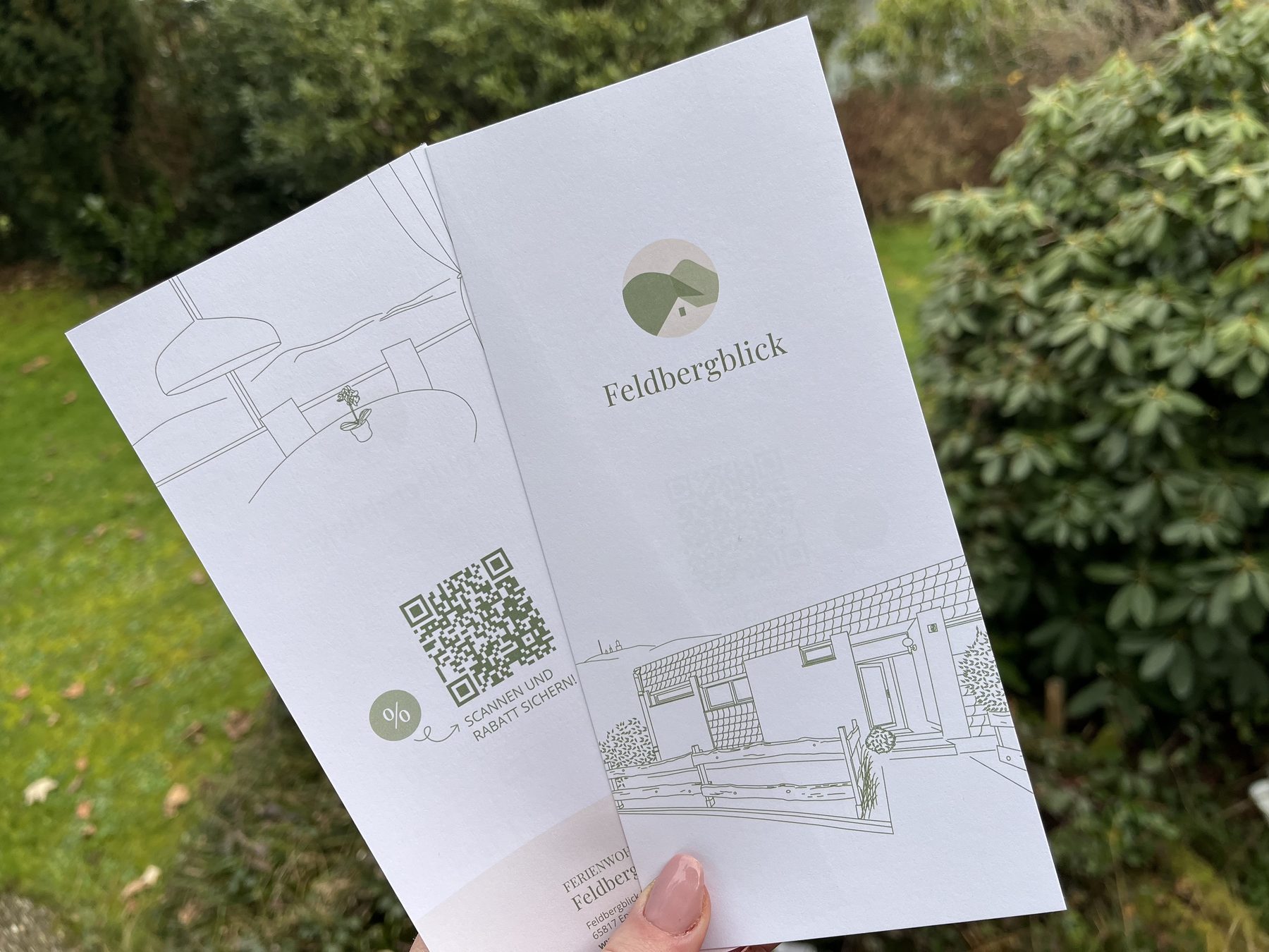 Feldbergblick – gefalteter Flyer
