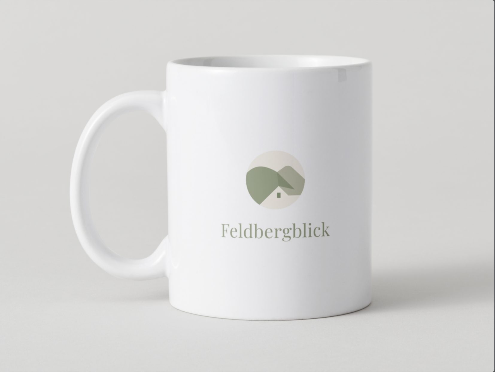 Feldbergblick – Tasse mit Logo