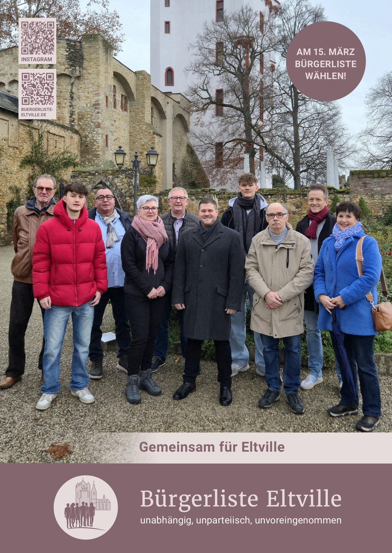 Bürgerliste Eltville – Wahlplakat zur Kommunalwahl