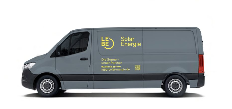 LeBe Solarenergie – Fahrzeugbeschriftung