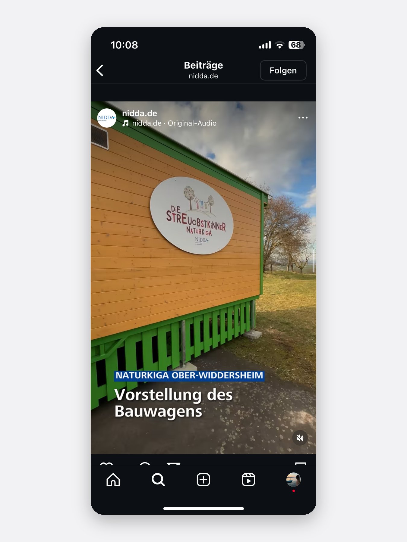 Stadt Nidda – Instagram-Reel „Vorstellung des Bauwagens“